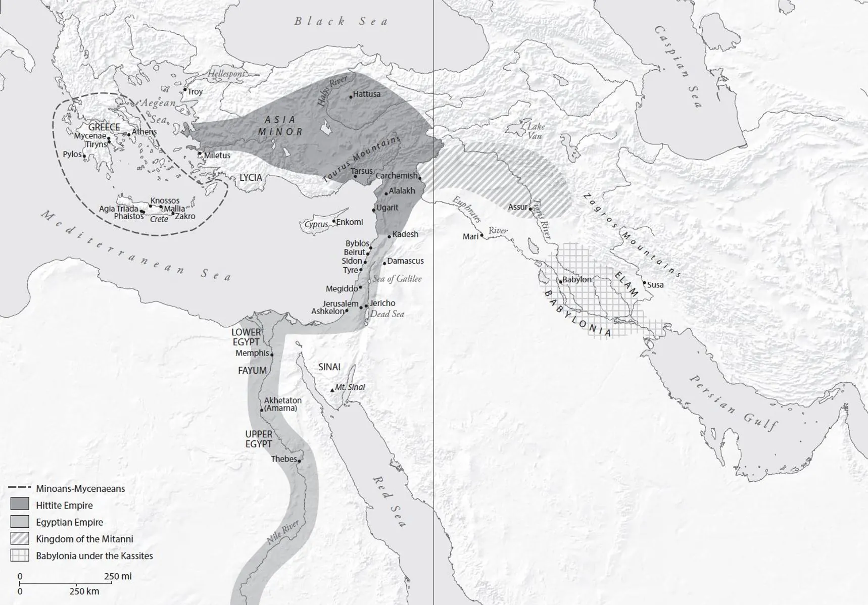 青铜时代晚期爱琴海、北非和近东地区的义明