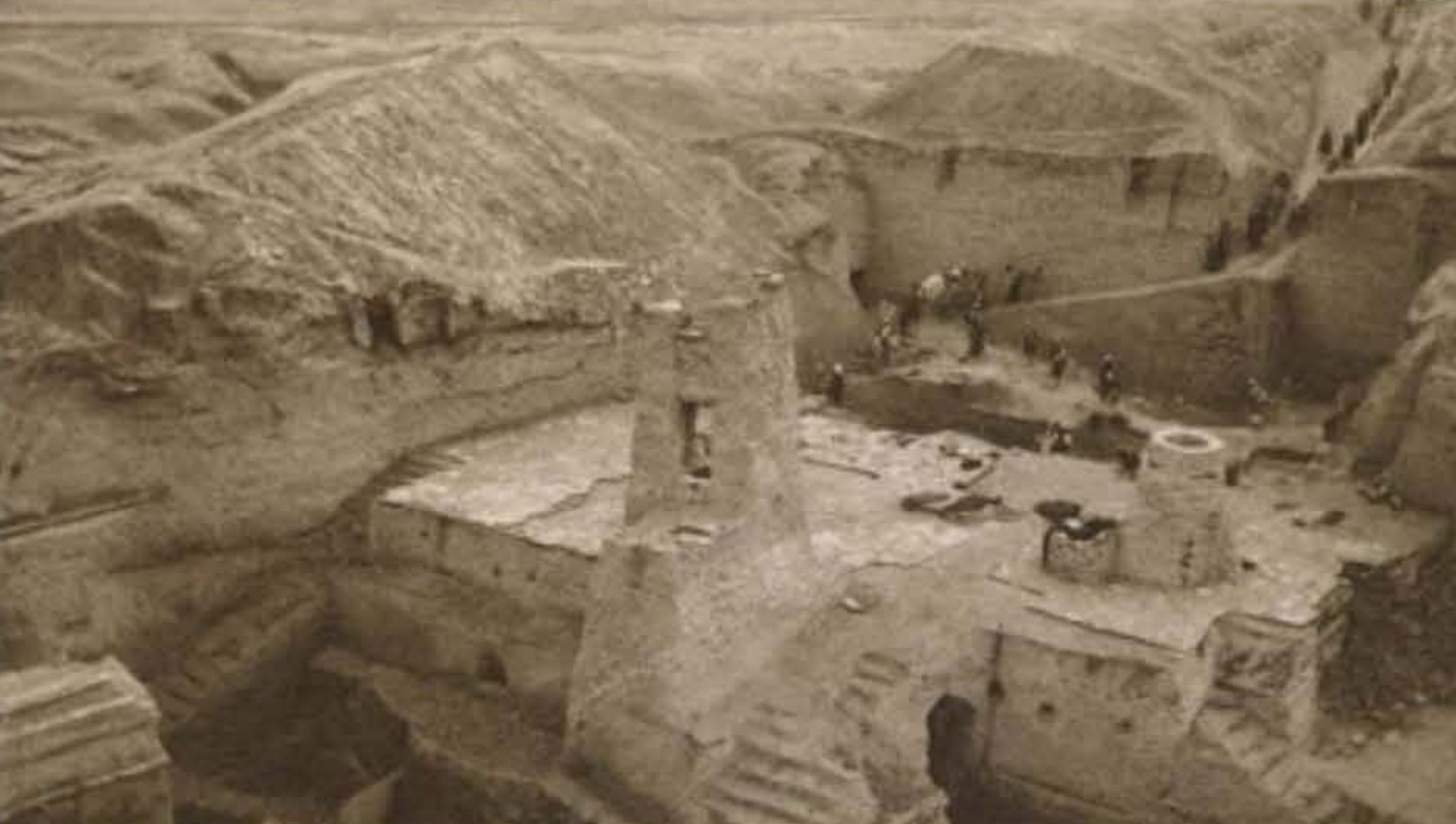 1920年代尼普尔遗址挖掘现场